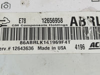 2012-2016 Chevrolet Cruze PCM Engine Control Computer ECU ECM PCU OEM P/N:12656958 12643636 Fits OEM Used Auto Parts - Oemus