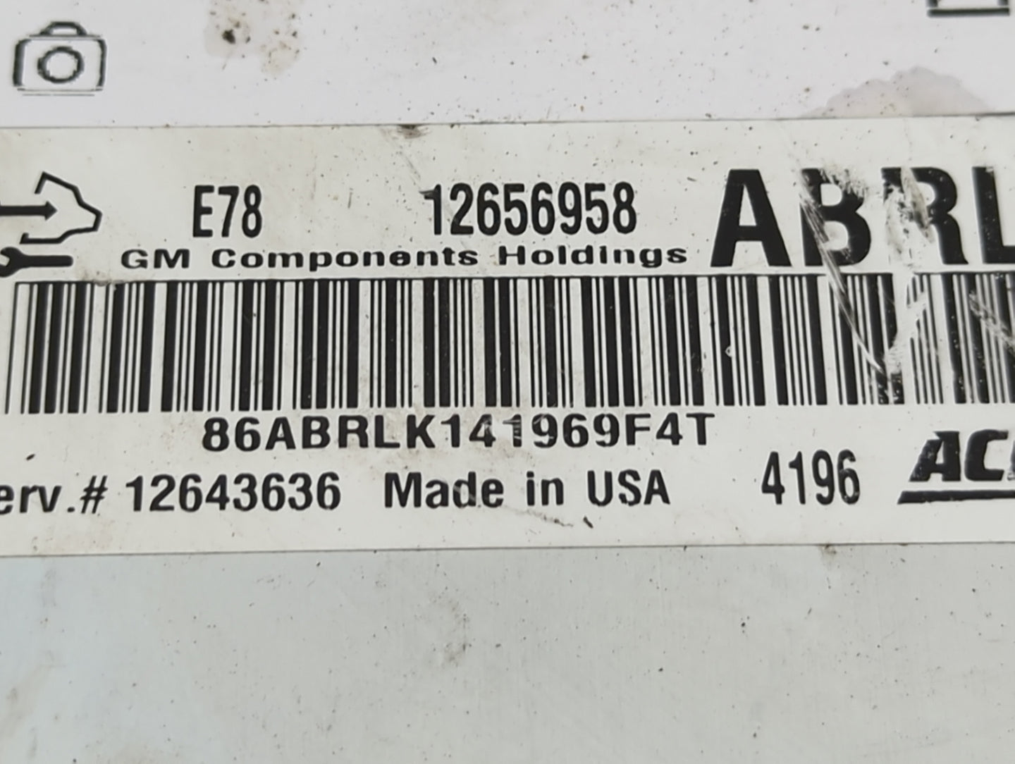 2012-2016 Chevrolet Cruze PCM Engine Control Computer ECU ECM PCU OEM P/N:12656958 12643636 Fits OEM Used Auto Parts - Oemus