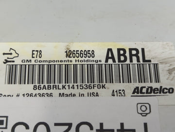 2012-2016 Chevrolet Cruze PCM Engine Control Computer ECU ECM PCU OEM P/N:12656958 12643636 Fits OEM Used Auto Parts