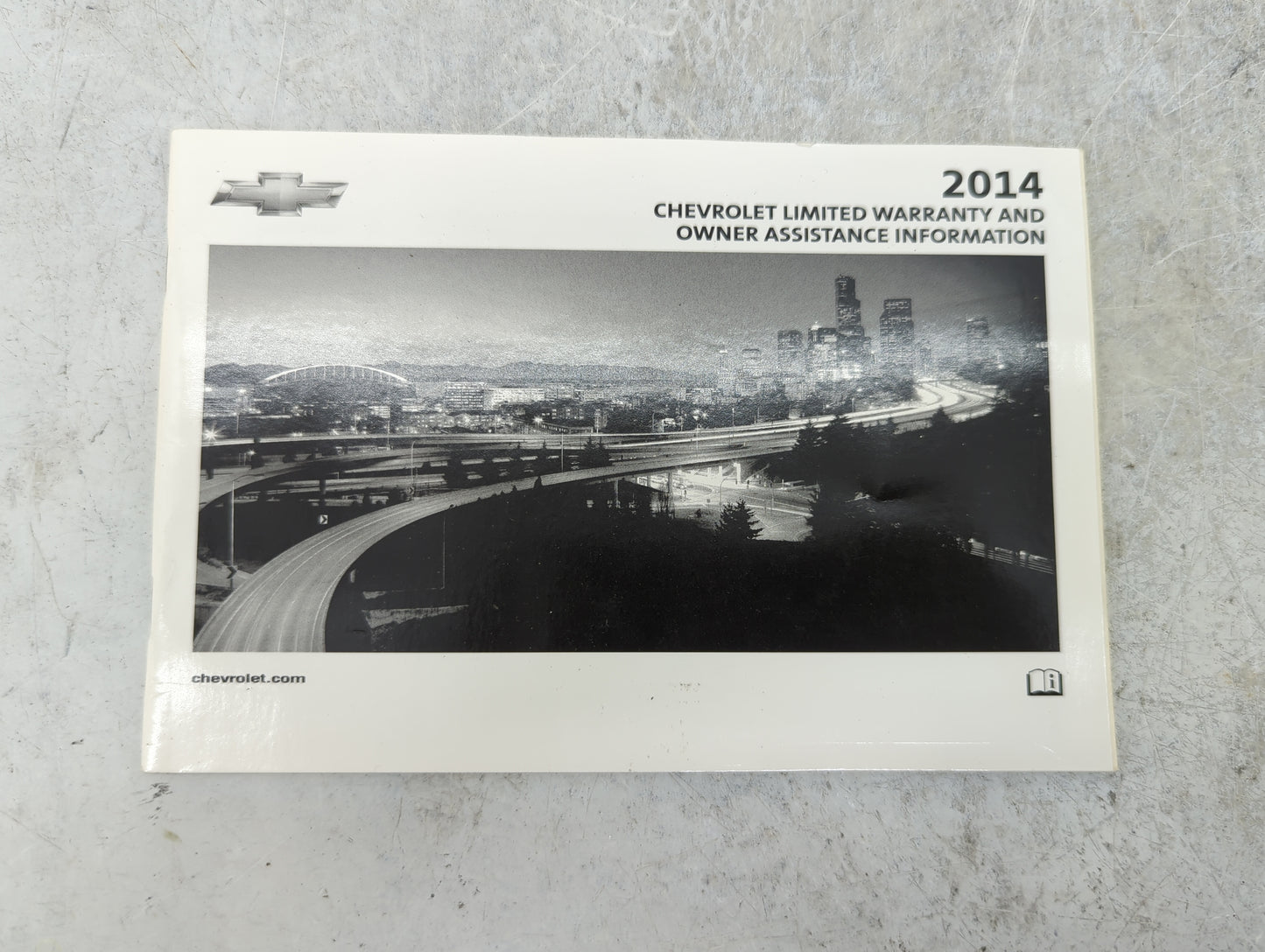 2014 Chevrolet Cruze Owners Manual Book Guide P/N:22895907 22774305 OEM Used Auto Parts - Oemusedautoparts1.com