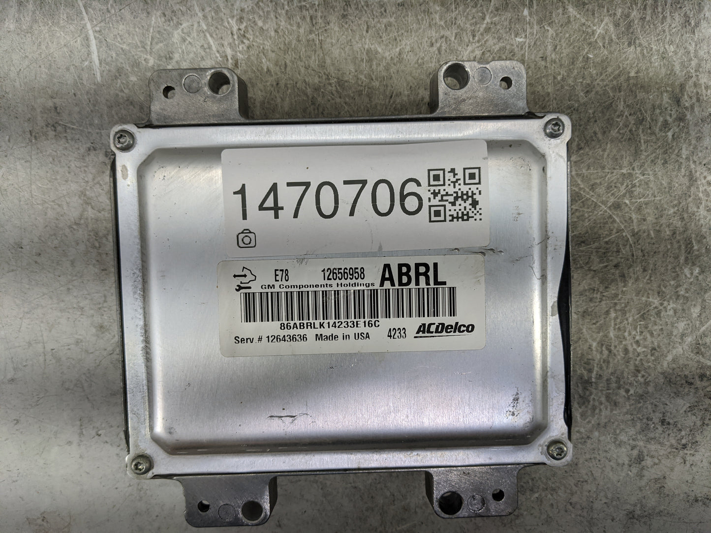 2012-2016 Chevrolet Cruze PCM Engine Control Computer ECU ECM PCU OEM P/N:12656958 12643636 Fits OEM Used Auto Parts - Oemus