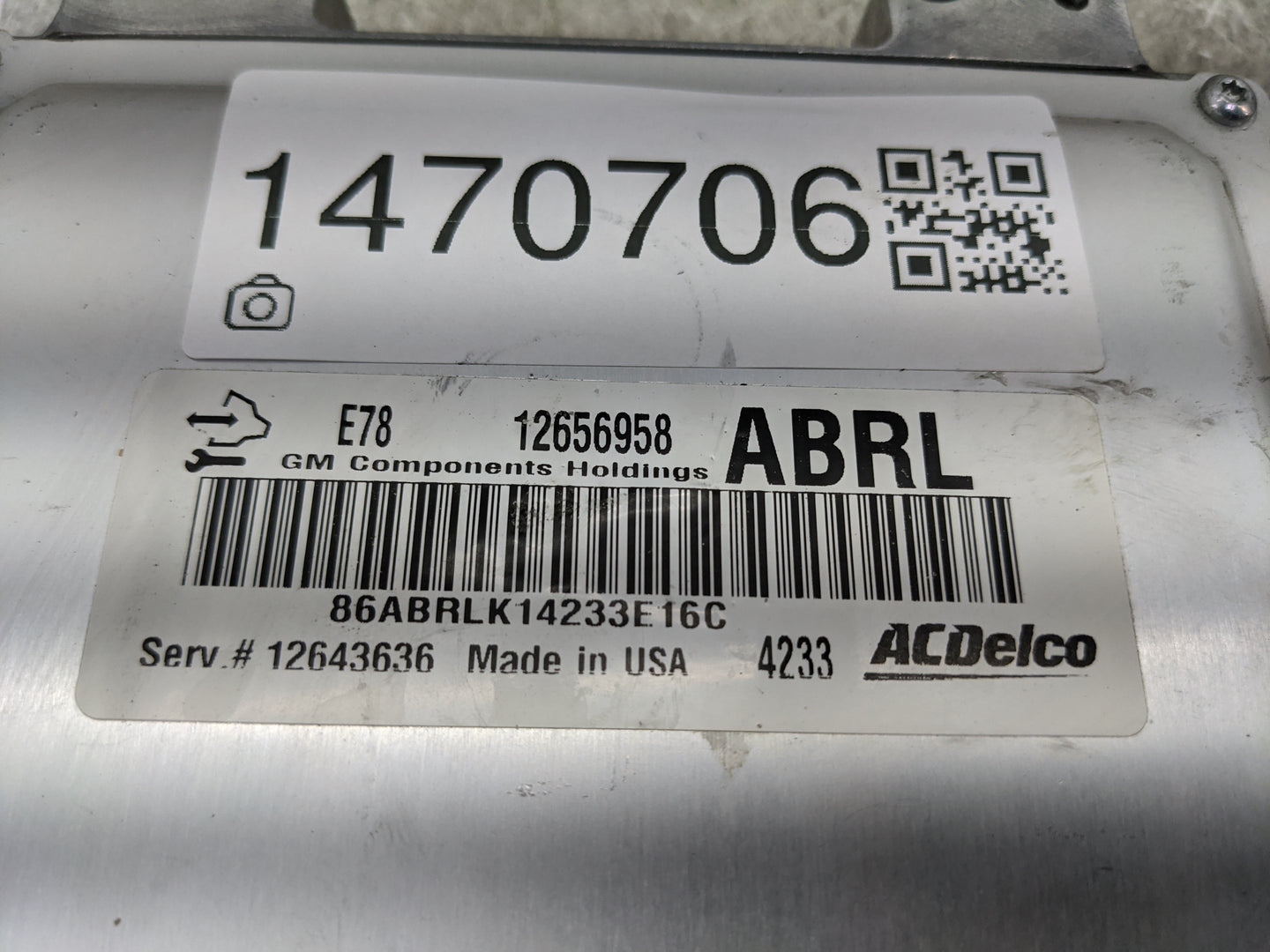 2012-2016 Chevrolet Cruze PCM Engine Control Computer ECU ECM PCU OEM P/N:12656958 12643636 Fits OEM Used Auto Parts - Oemus