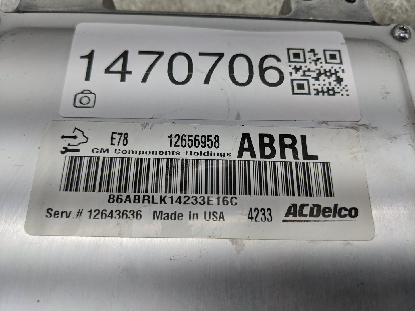 2012-2016 Chevrolet Cruze PCM Engine Control Computer ECU ECM PCU OEM P/N:12656958 12643636 Fits OEM Used Auto Parts - Oemus