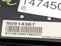 2011-2016 Chevrolet Cruze Radio Control Panel 1474504 - Oemusedautoparts1.com