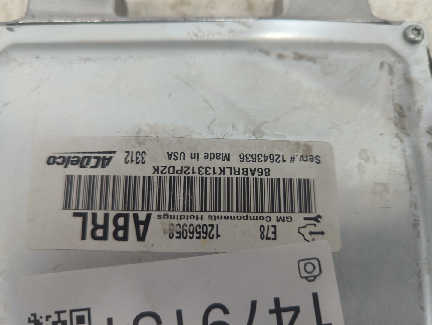 2012-2016 Chevrolet Cruze PCM Engine Control Computer ECU ECM PCU OEM P/N:12656958 12643636 Fits OEM Used Auto Parts - Oemus