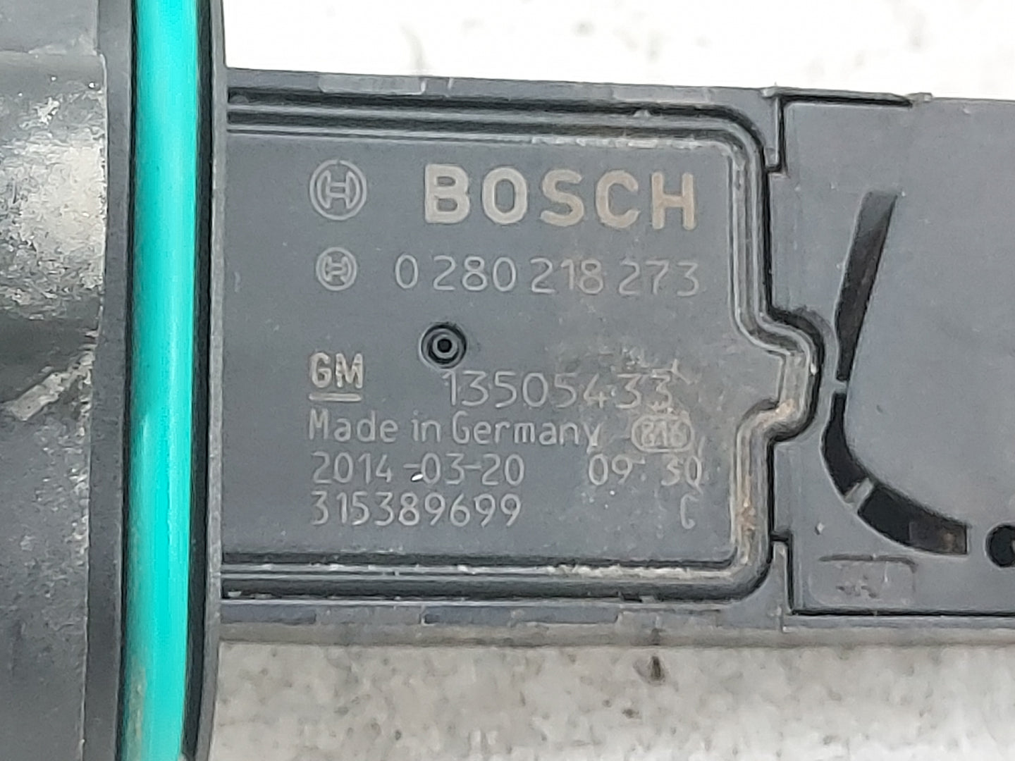 2012-2019 Chevrolet Cruze Mass Air Flow Meter Maf 1485392 - Oemusedautoparts1.com