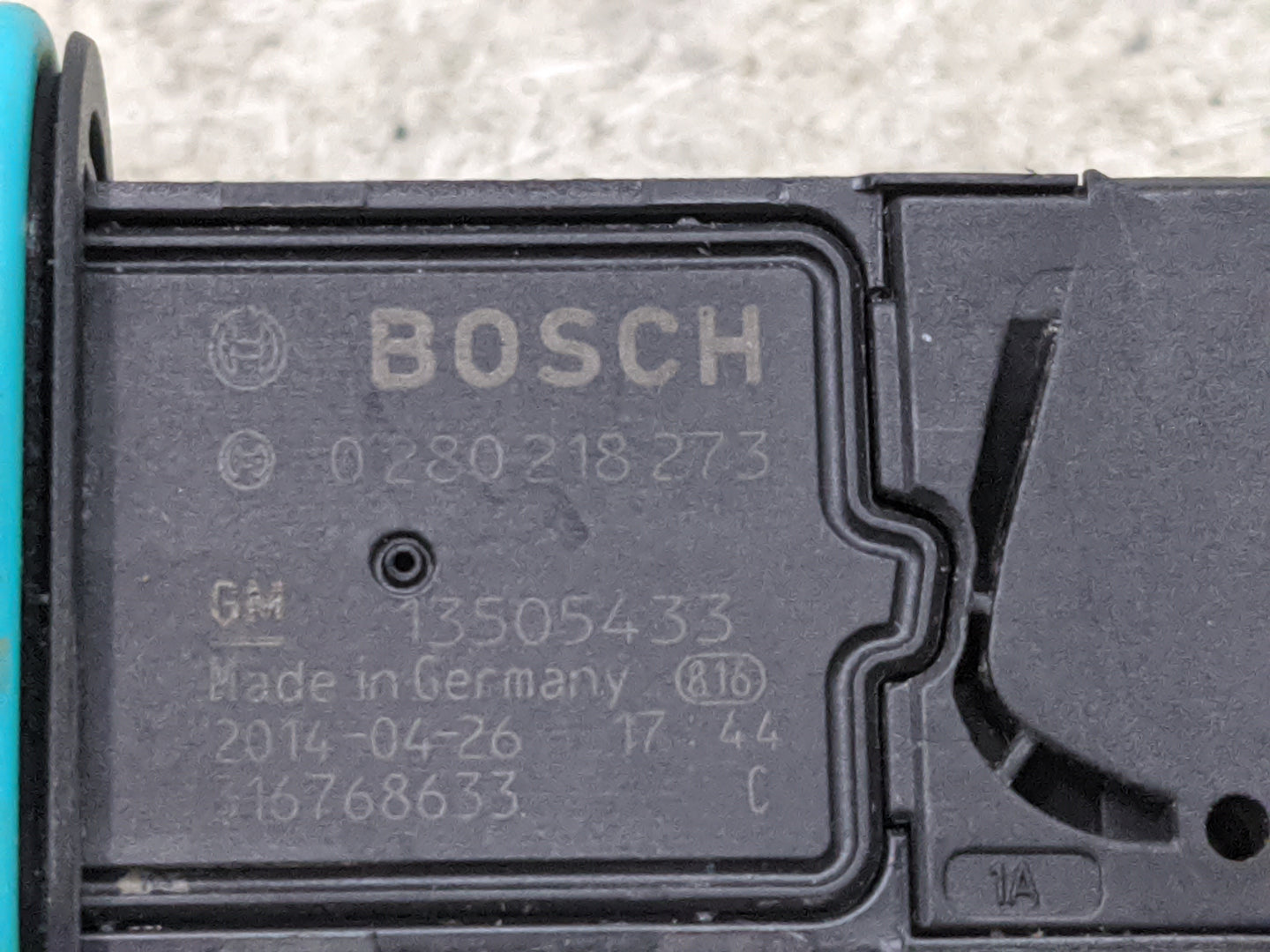 2012-2019 Chevrolet Cruze Mass Air Flow Meter Maf 1485723 - Oemusedautoparts1.com