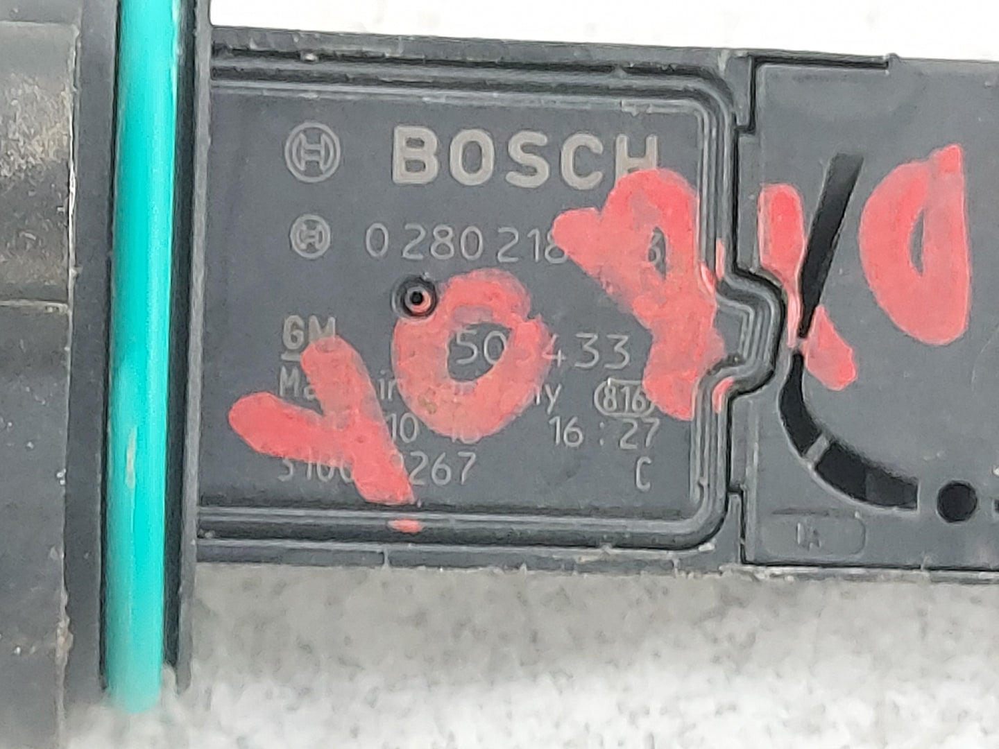 2012-2019 Chevrolet Cruze Mass Air Flow Meter Maf 1486104 - Oemusedautoparts1.com