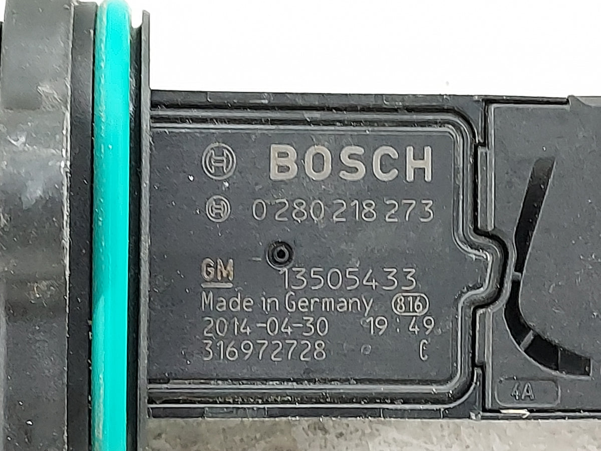2012-2019 Chevrolet Cruze Mass Air Flow Meter Maf Sensor 1487694 - Oemusedautoparts1.com