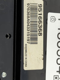 2014 Chevrolet Cruze Climate Control Module Temperature AC/Heater Replacement P/N:95166368 9763368A043315197 Fits OEM Used A