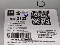 2014 Chevrolet Cruze Radio AM FM Cd Player Receiver Replacement P/N:GA-130-COLR-NS ACJ-GA-130-COLR, 216B-GA130COLRNS Fits OE