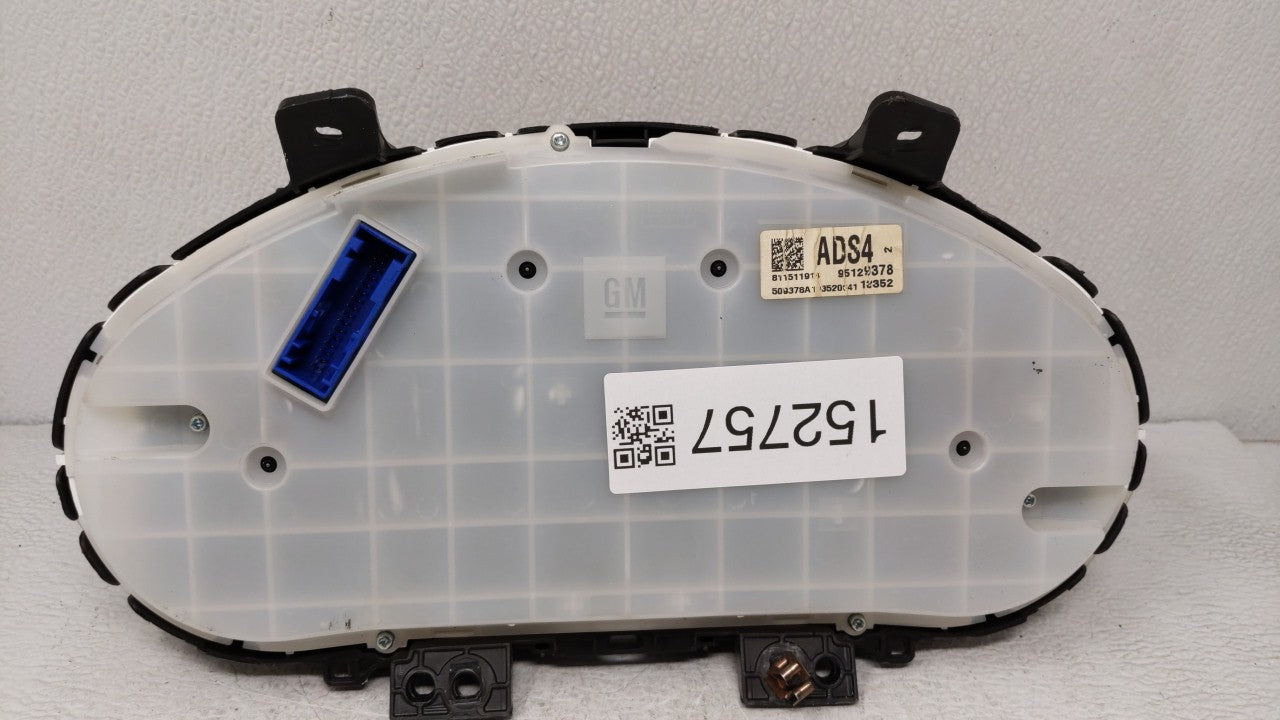 2013-2014 Chevrolet Cruze Instrument Cluster Speedometer Gauges P/N:95129378 Fits Fits 2013 2014 OEM Used Auto Parts - Oemus