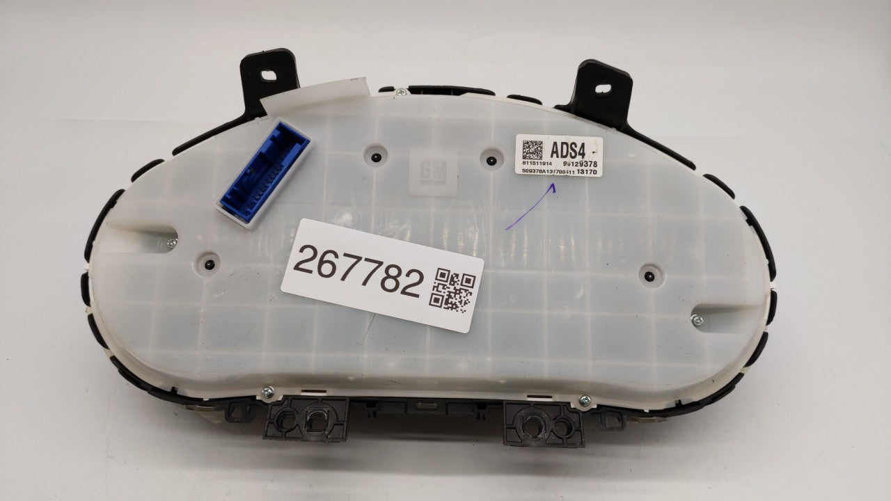 2013-2014 Chevrolet Cruze Instrument Cluster Speedometer Gauges P/N:95129378 Fits Fits 2013 2014 OEM Used Auto Parts - Oemus