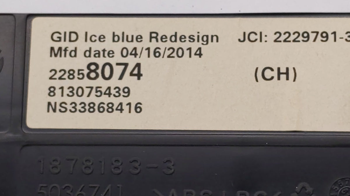 2011-2016 Chevrolet Cruze Information Radio Display Screen - Oemusedautoparts1.com