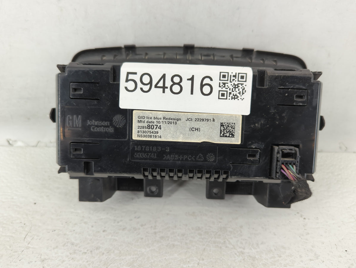 2011-2016 Chevrolet Cruze Information Radio Display Screen 594816 - Oemusedautoparts1.com