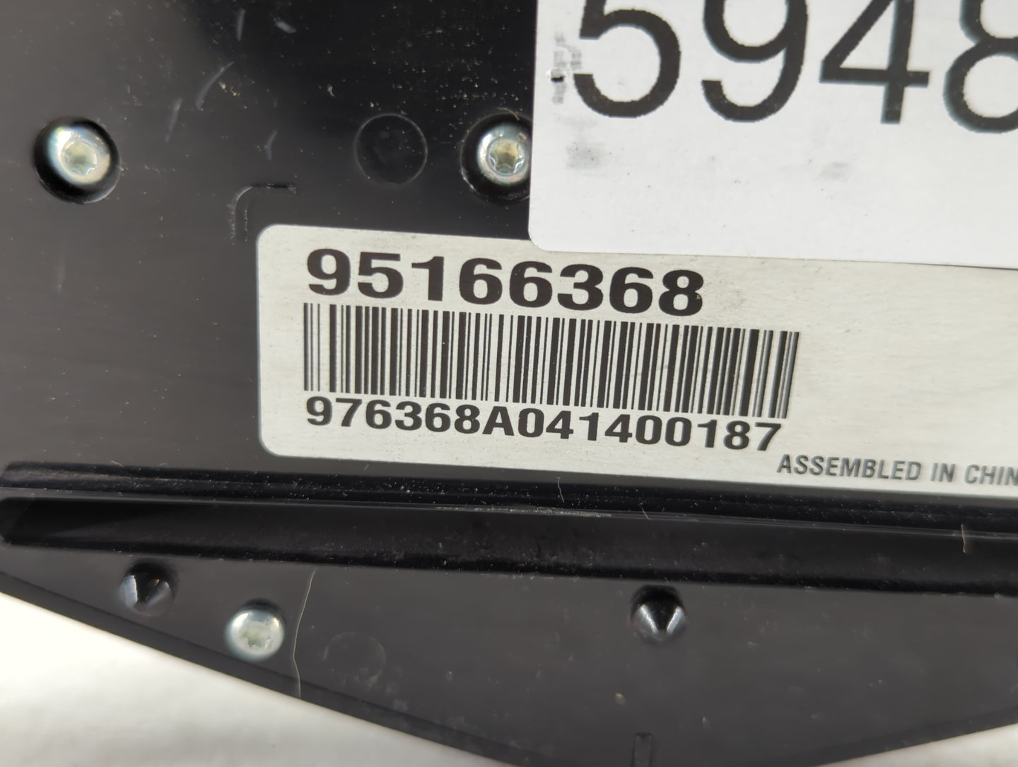 2013-2016 Chevrolet Cruze Radio AM FM Cd Player Receiver Replacement P/N:95166368 Fits Fits 2013 2014 2015 2016 OEM Used Aut