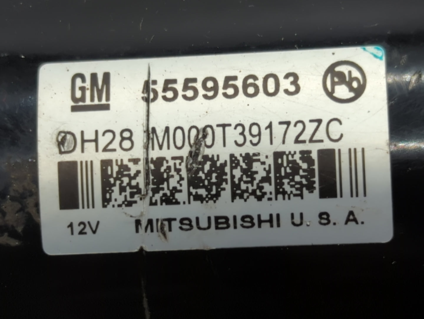 2011-2016 Chevrolet Cruze Car Starter Motor Solenoid OEM P/N:M000T39172ZC 55595603 Fits OEM Used Auto Parts - Oemusedautopar