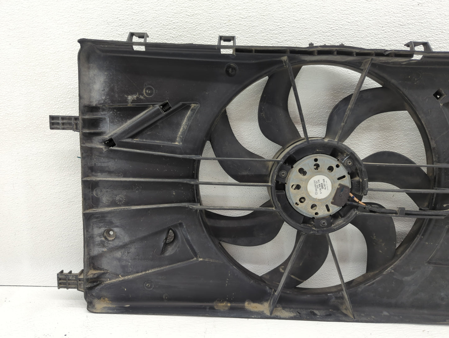 2011-2016 Chevrolet Cruze Left Radiator Fan Motor Assembly Black - Oemusedautoparts1.com