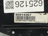 2013-2016 Chevrolet Cruze Radio Control Panel - Oemusedautoparts1.com