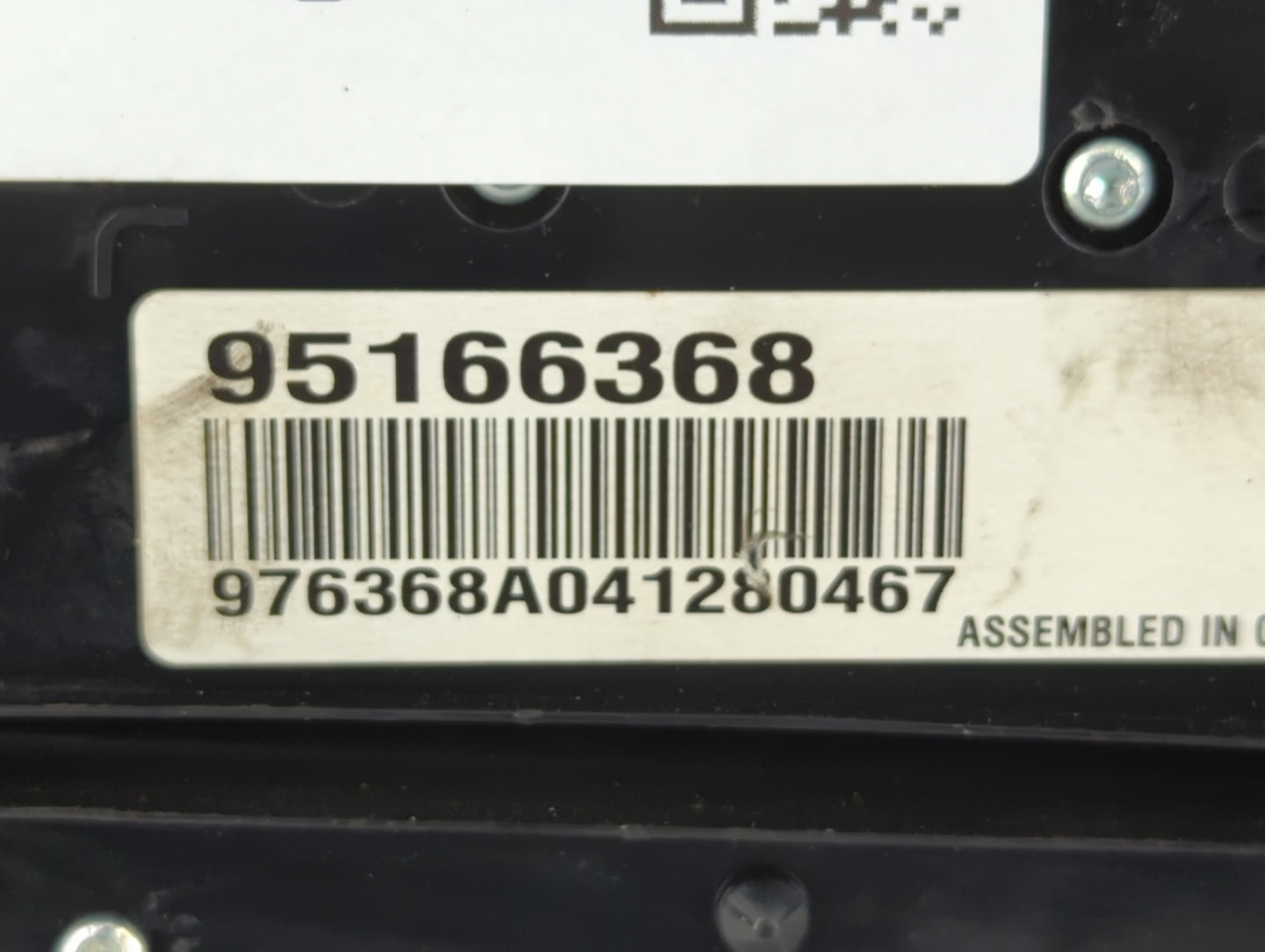 2014 Chevrolet Cruze Climate Control Module Temperature AC/Heater Replacement P/N:95166368 Fits OEM Used Auto Parts - Oemuse