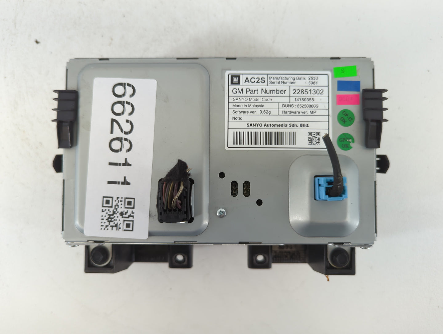 2012-2016 Chevrolet Cruze Am Fm Cd Player Radio Receiver - Oemusedautoparts1.com