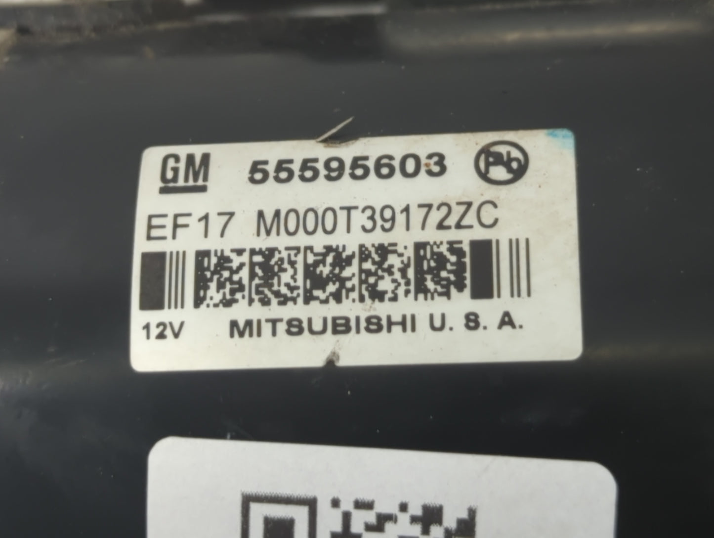 2011-2016 Chevrolet Cruze Car Starter Motor Solenoid OEM P/N:M000T39172ZC 55595603 Fits OEM Used Auto Parts - Oemusedautopar
