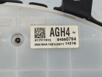 2013-2014 Chevrolet Cruze Instrument Cluster Speedometer Gauges P/N:94560794 811511914 Fits Fits 2013 2014 OEM Used Auto Par