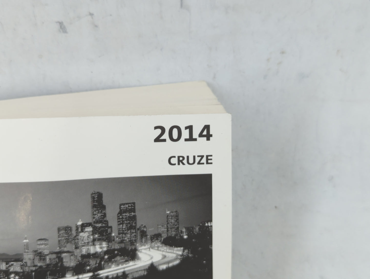 2014 Chevrolet Cruze Owners Manual Book Guide OEM Used Auto Parts - Oemusedautoparts1.com