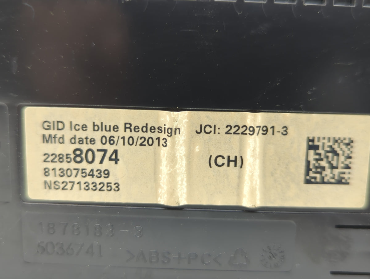 2011-2016 Chevrolet Cruze Information Radio Display Screen 690226 - Oemusedautoparts1.com