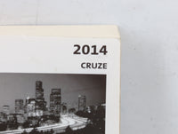 2014 Chevrolet Cruze Owners Manual Book Guide P/N:22895907 A OEM Used Auto Parts - Oemusedautoparts1.com