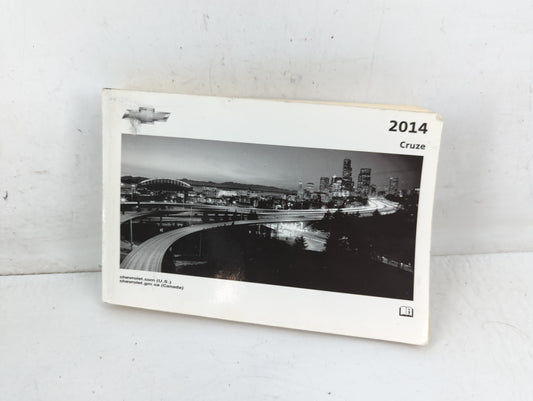 2014 Chevrolet Cruze Owners Manual Book Guide P/N:22895907 B OEM Used Auto Parts - Oemusedautoparts1.com