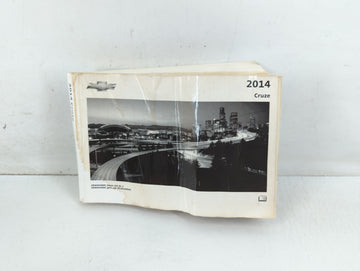 2014 Chevrolet Cruze Owners Manual Book Guide P/N:22895907 B OEM Used Auto Parts - Oemusedautoparts1.com