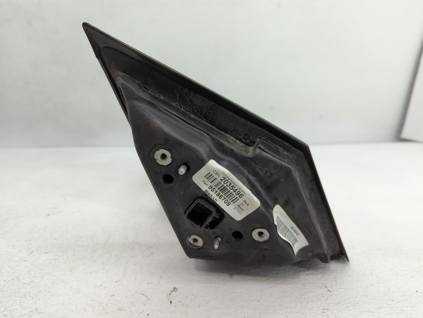 2011-2016 Chevrolet Cruze Driver Left Side View Manual Door Mirror Black - Oemusedautoparts1.com