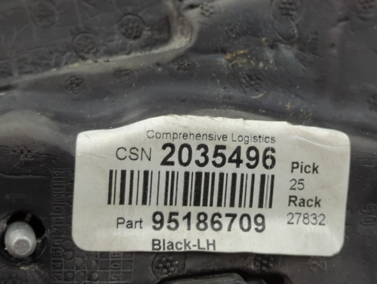 2011-2016 Chevrolet Cruze Driver Left Side View Manual Door Mirror Black - Oemusedautoparts1.com