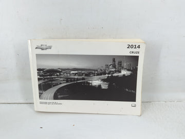 2014 Chevrolet Cruze Owners Manual Book Guide P/N:22895907 A OEM Used Auto Parts - Oemusedautoparts1.com