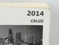 2014 Chevrolet Cruze Owners Manual Book Guide P/N:22895907 A OEM Used Auto Parts - Oemusedautoparts1.com