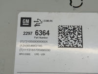 2014 Chevrolet Cruze Radio AM FM Cd Player Receiver Replacement P/N:22976364 Fits OEM Used Auto Parts - Oemusedautoparts1.co