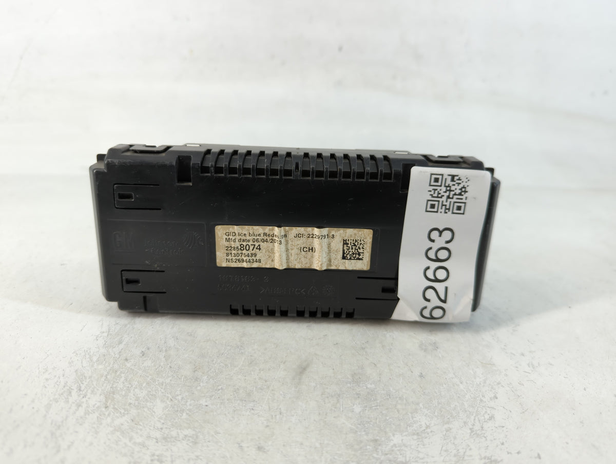2011-2016 Chevrolet Cruze Information Radio Display Screen 762663 - Oemusedautoparts1.com
