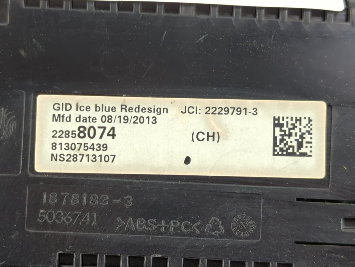 2011-2016 Chevrolet Cruze Information Radio Display Screen 771995 - Oemusedautoparts1.com