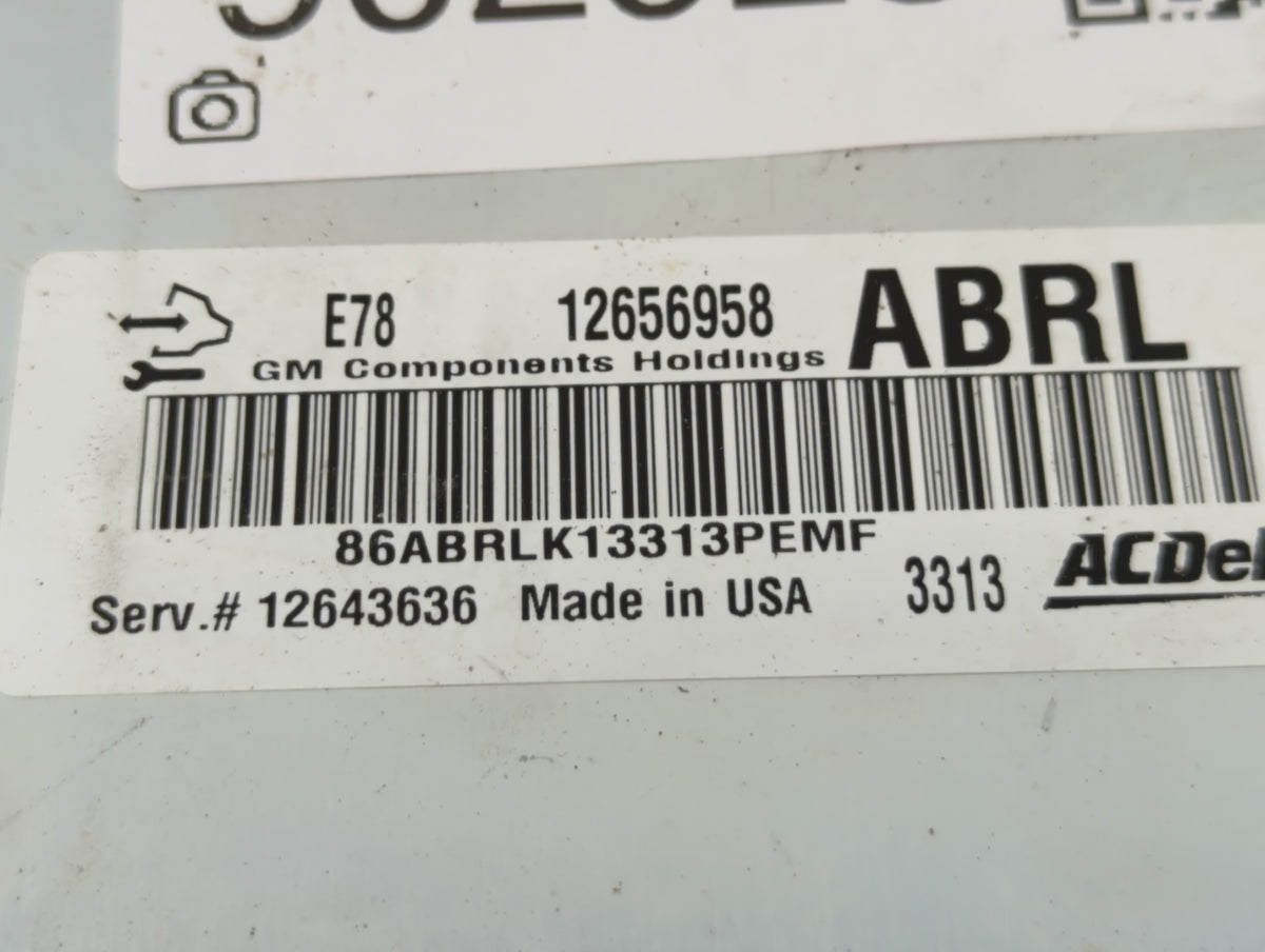 2014 Chevrolet Cruze PCM Engine Control Computer ECU ECM PCU OEM P/N:12656958 12643636 OEM Used Auto Parts - Oemusedautopart