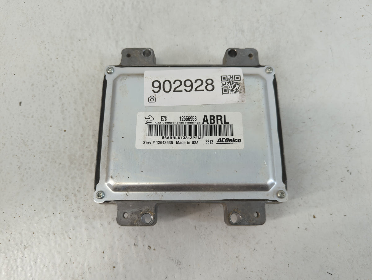 2014 Chevrolet Cruze PCM Engine Control Computer ECU ECM PCU OEM P/N:12656958 12643636 OEM Used Auto Parts - Oemusedautopart