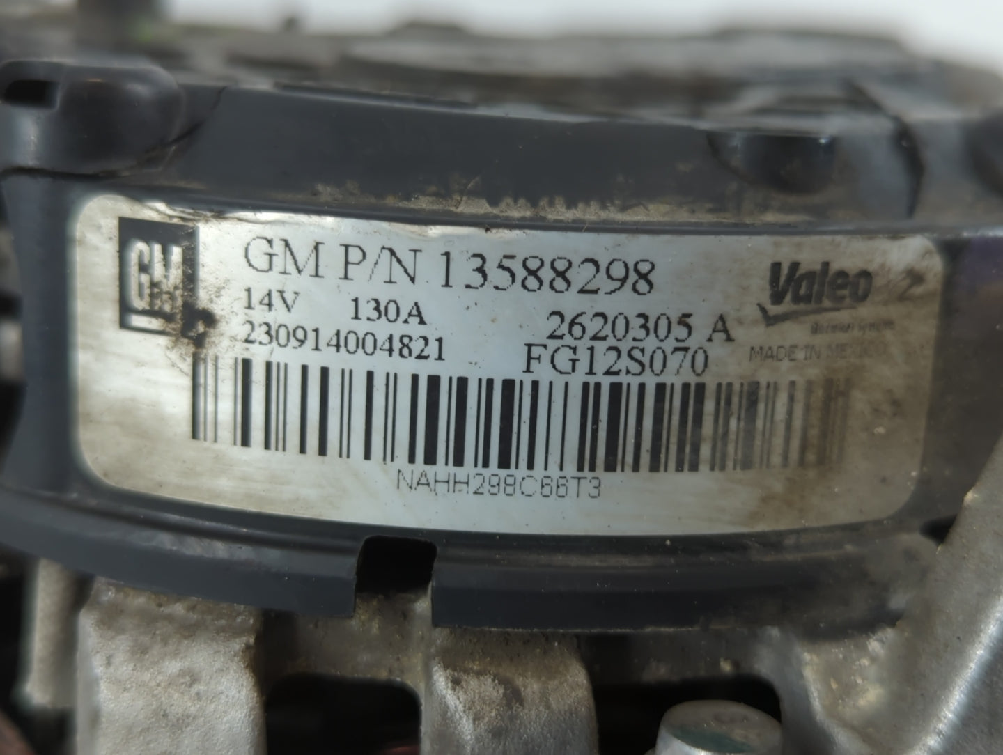 2011-2016 Chevrolet Cruze Alternator Replacement Generator Charging Assembly Engine OEM P/N:2620305 A 13588298 Fits OEM Used