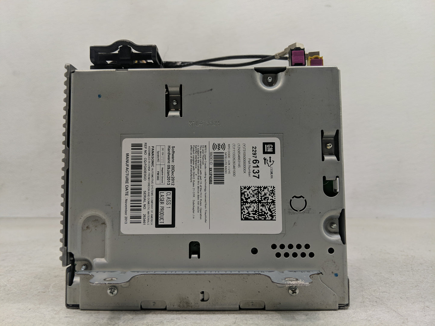 2014 Chevrolet Cruze Limited Radio AM FM Cd Player Receiver Replacement P/N:22976137 Fits Fits 2013 2015 2016 OEM Used Auto 