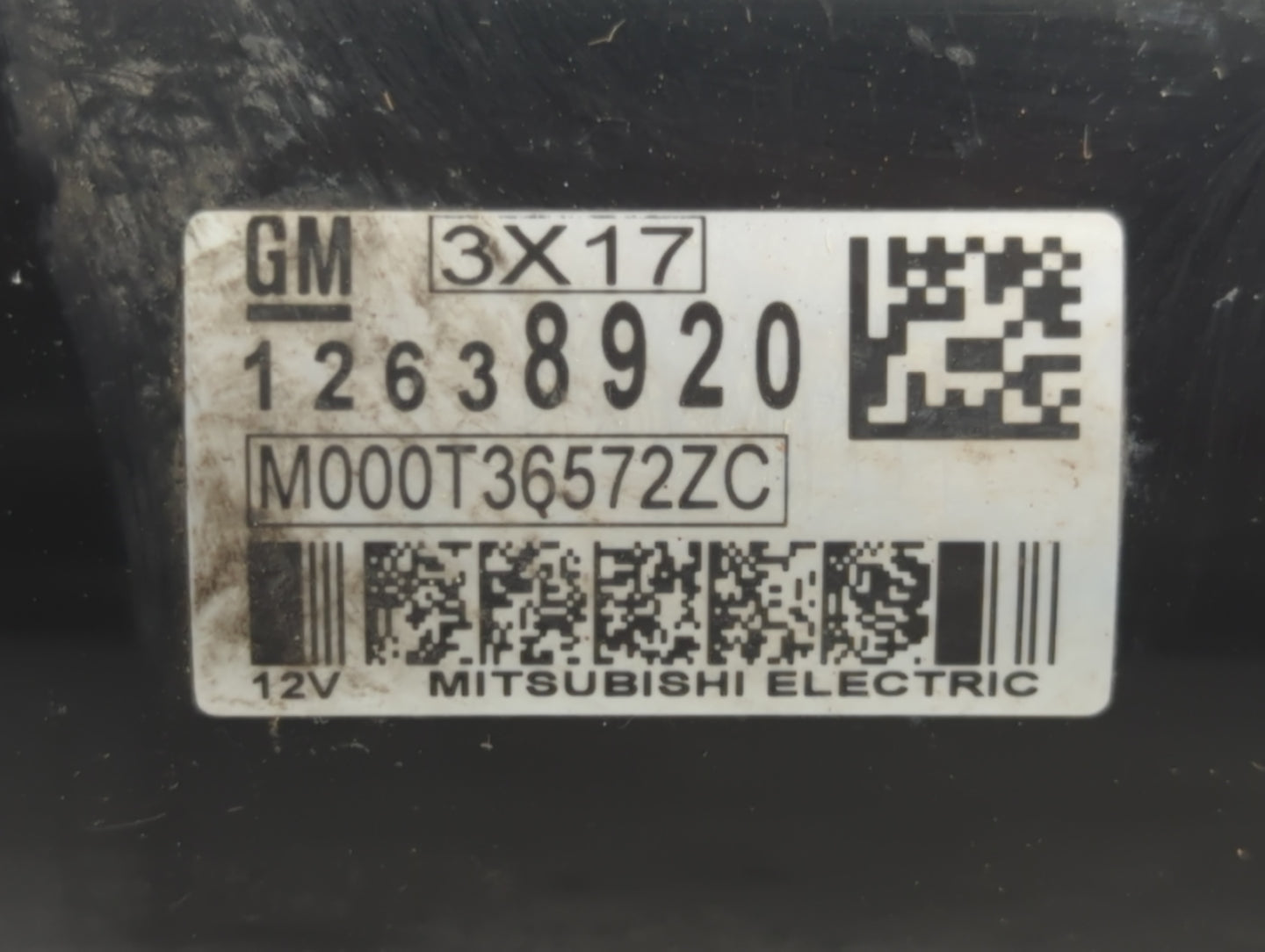 2008-2017 Chevrolet Equinox Car Starter Motor Solenoid OEM P/N:M000T36572ZC 12638920 Fits OEM Used Auto Parts - Oemusedautop