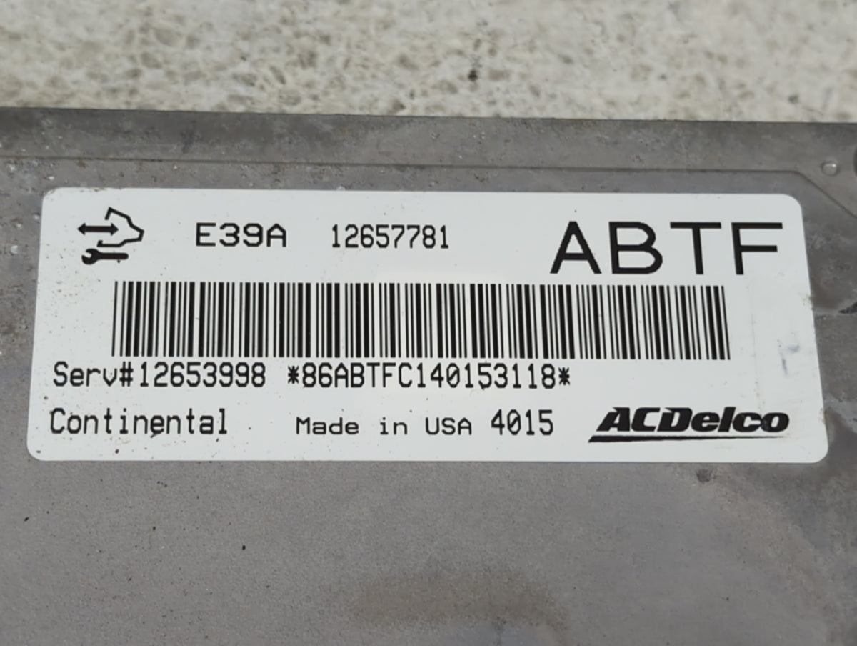 2013-2016 Chevrolet Equinox PCM Engine Control Computer ECU ECM PCU OEM P/N:12657781 12653998 Fits Fits 2013 2014 2015 2016 