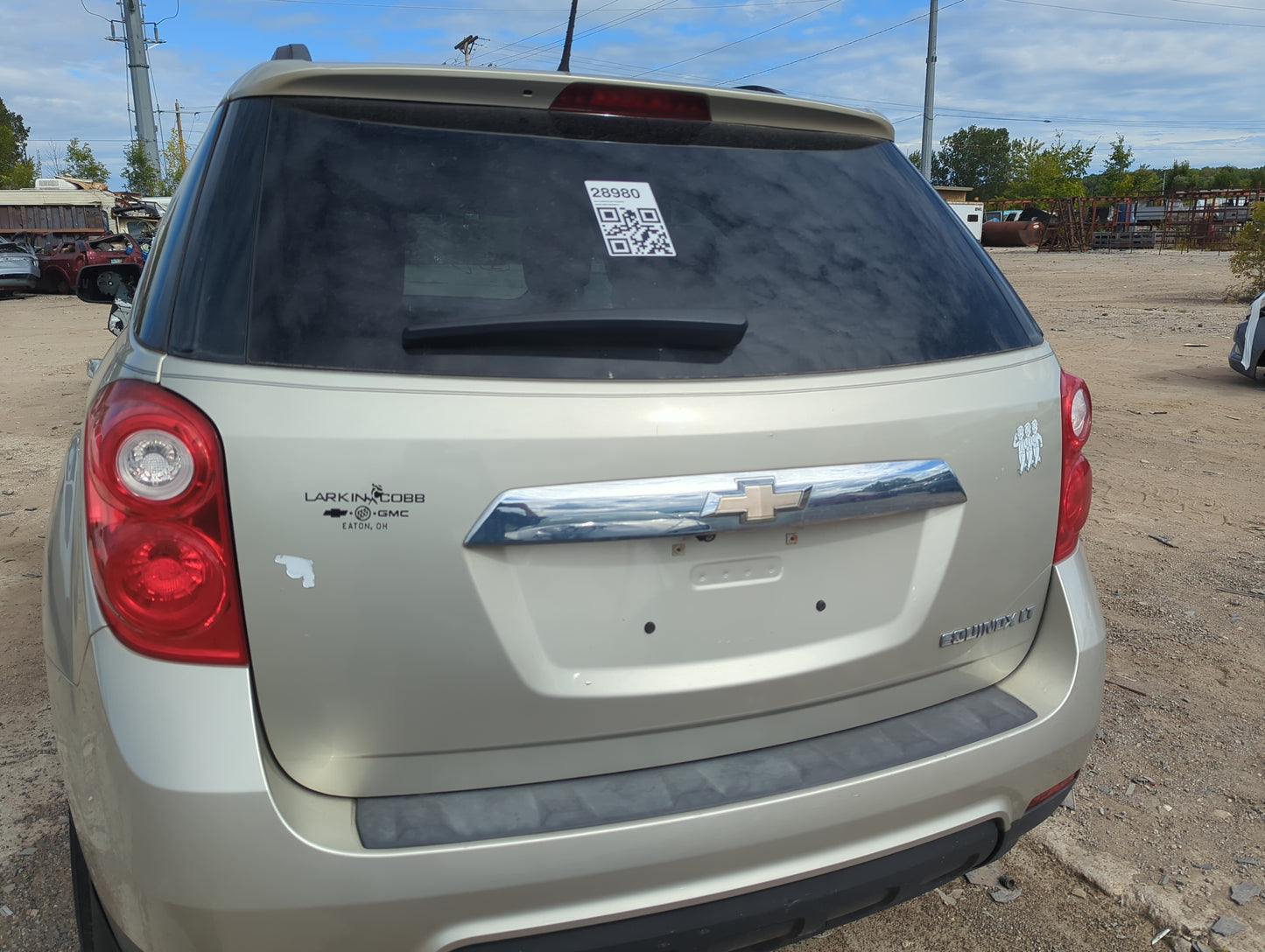 2010-2017 Chevrolet Equinox Trunk/decklid/hatch/tailgate Oem - Oemusedautoparts1.com