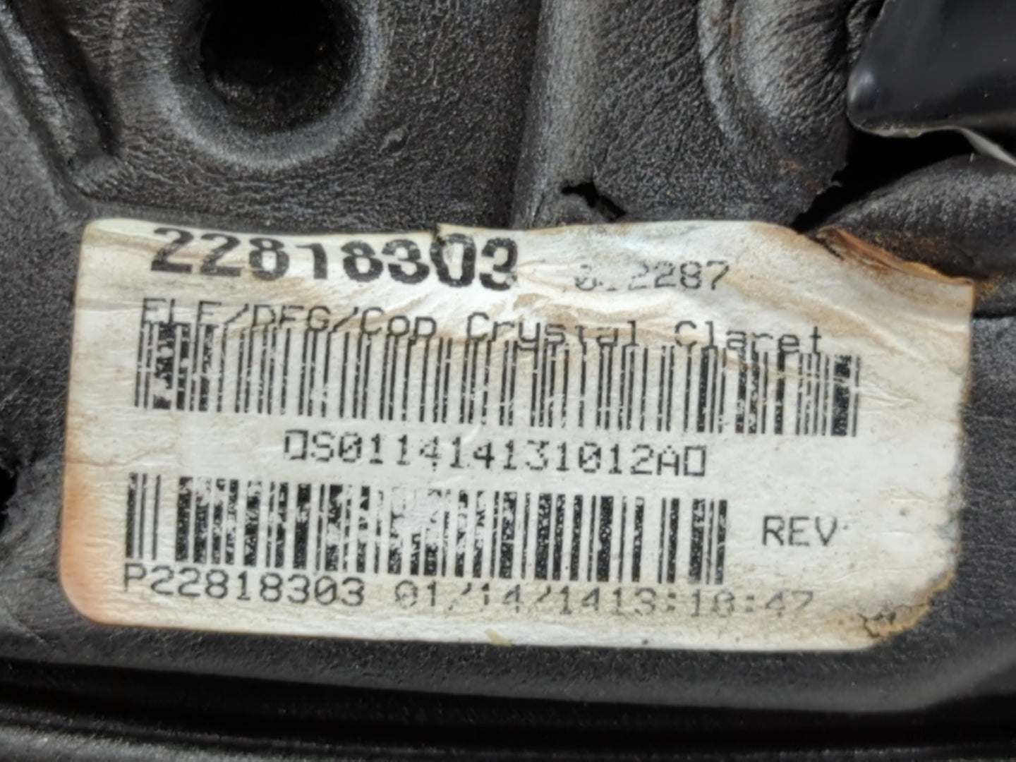 2011-2014 Chevrolet Equinox Passenger Side View Mirror - Right Door Mirror OEM Used - Oemusedautoparts1.com