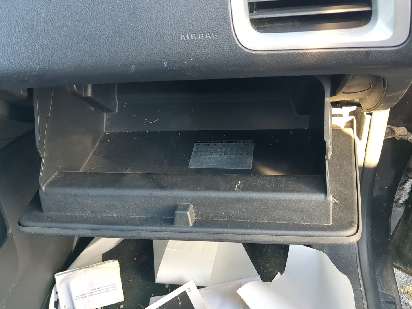 2014 Chevrolet Equinox Passenger Glove Box Door Storage Compartment - Oemusedautoparts1.com