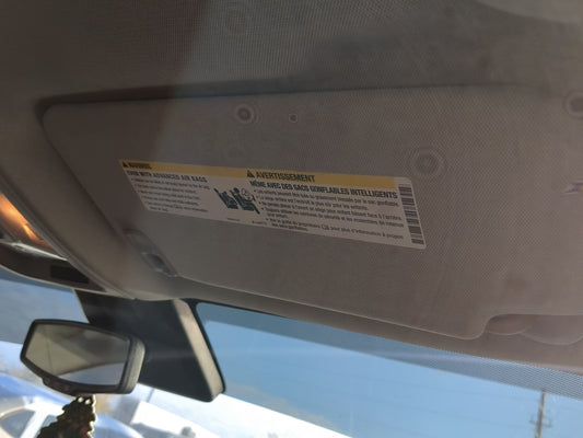 2010-2017 Chevrolet Equinox Sun Visor Shade Replacement Passenger Right Mirror Fits Fits 2010 2011 2012 2013 2014 2015 2016 