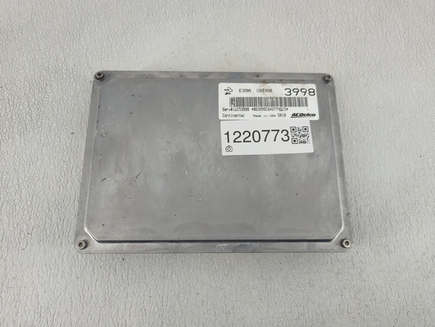 2013-2016 Chevrolet Equinox PCM Engine Control Computer ECU ECM PCU OEM P/N:E39A12653998 Fits Fits 2013 2014 2015 2016 OEM U